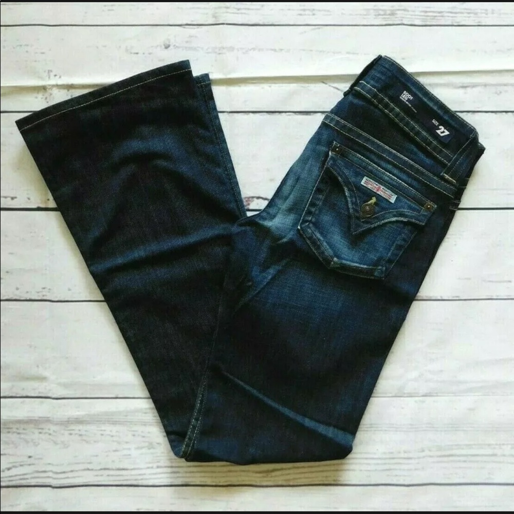 Hudson dark wash boot cut jeans - 27